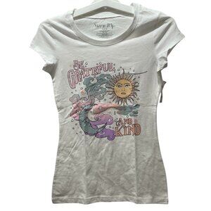 Women's Short Sleeve Tee, Wound Up, S (3-5), White, NWT